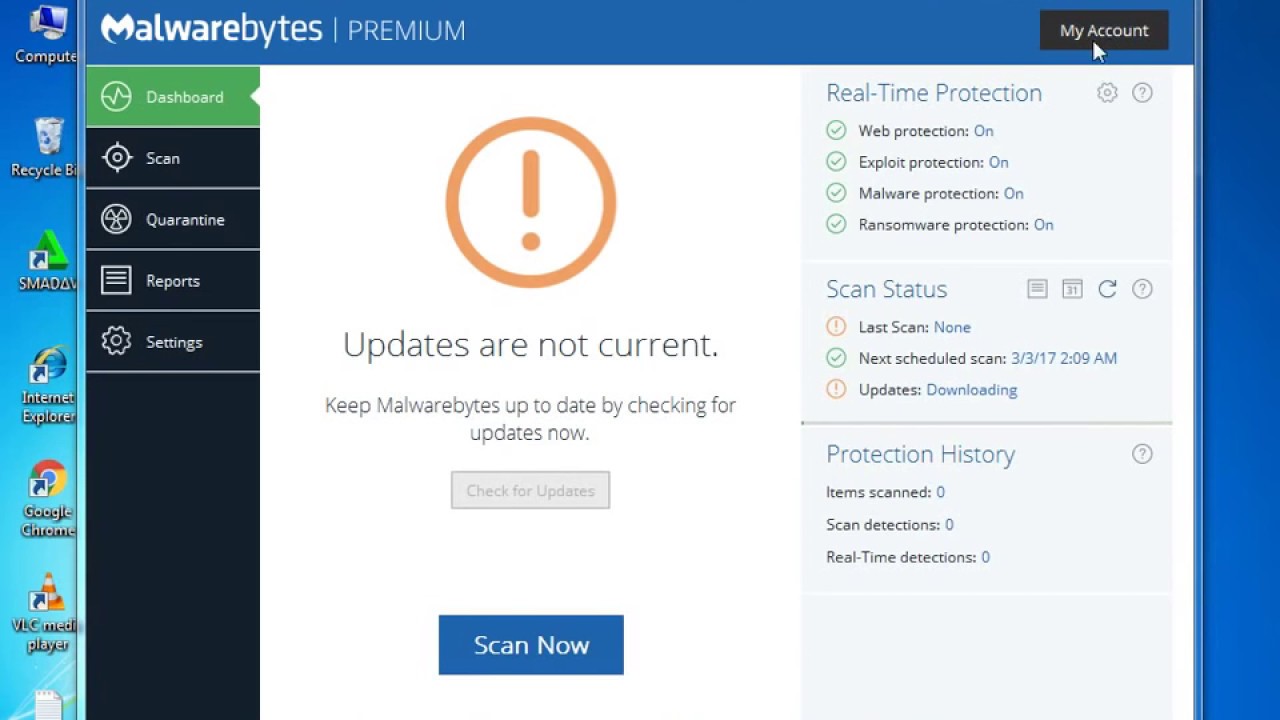 how to recover license key for malwarebytes
